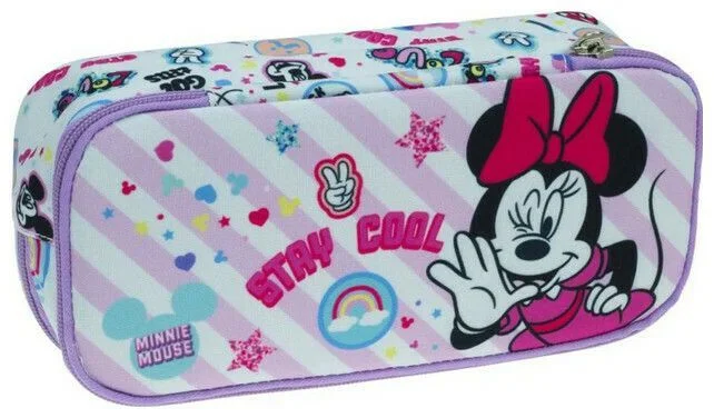Φωτογραφία προϊόντος: Κασετίνα Minnie Mouse με 1 Θήκη Πολύχρωμη 1τμχ