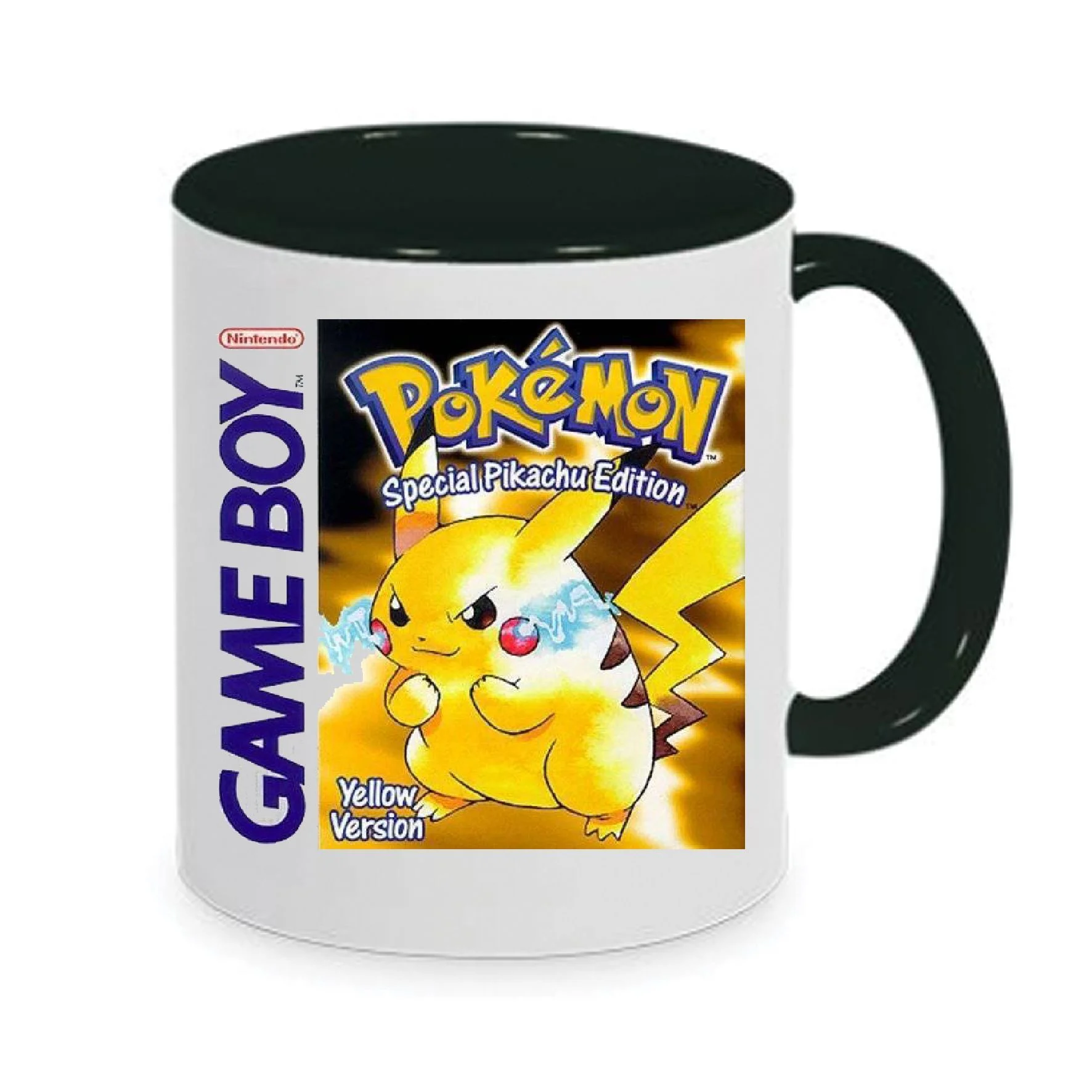 Φωτογραφία προϊόντος: Pokemon Pikachu κούπα πόκεμον no1 κεραμική λευκή μαύρη 330ml
