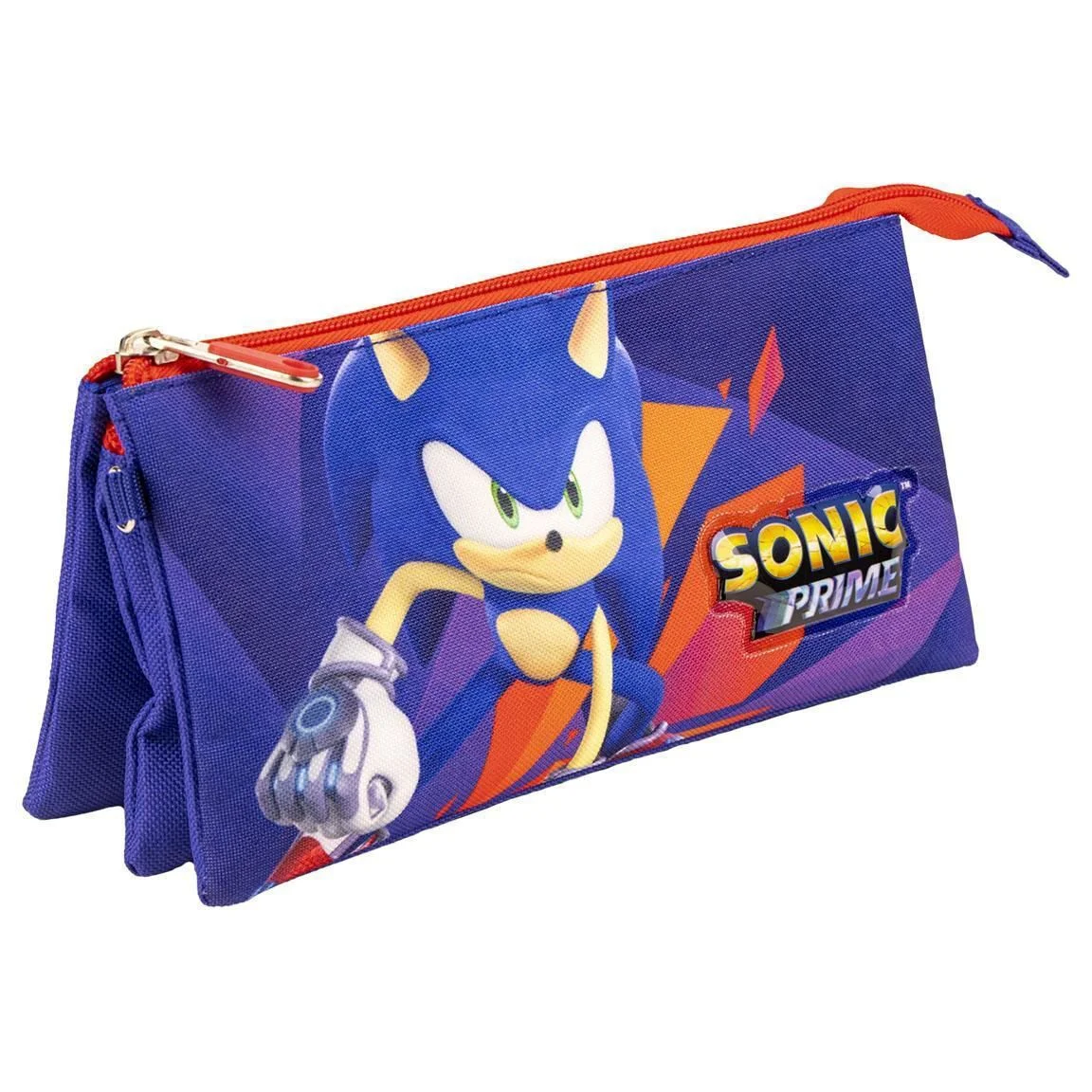 Φωτογραφία προϊόντος: Sonic Κασετίνα με 3 Θήκες σε Μπλε χρώμα 1τμχ