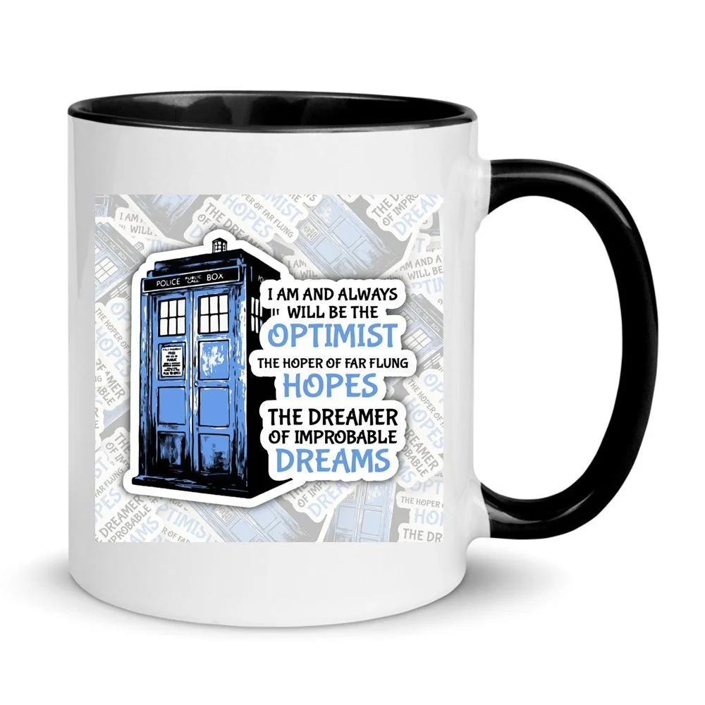 Φωτογραφία προϊόντος: Κούπα Doctor Who Mug Κεραμική 330ml No10 λευκή μαύρη