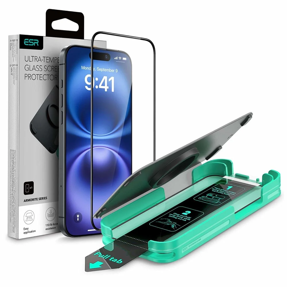Φωτογραφία προϊόντος: ESR Σκλήρο γυαλί Armorite iPhone 16 Pro διαφανές