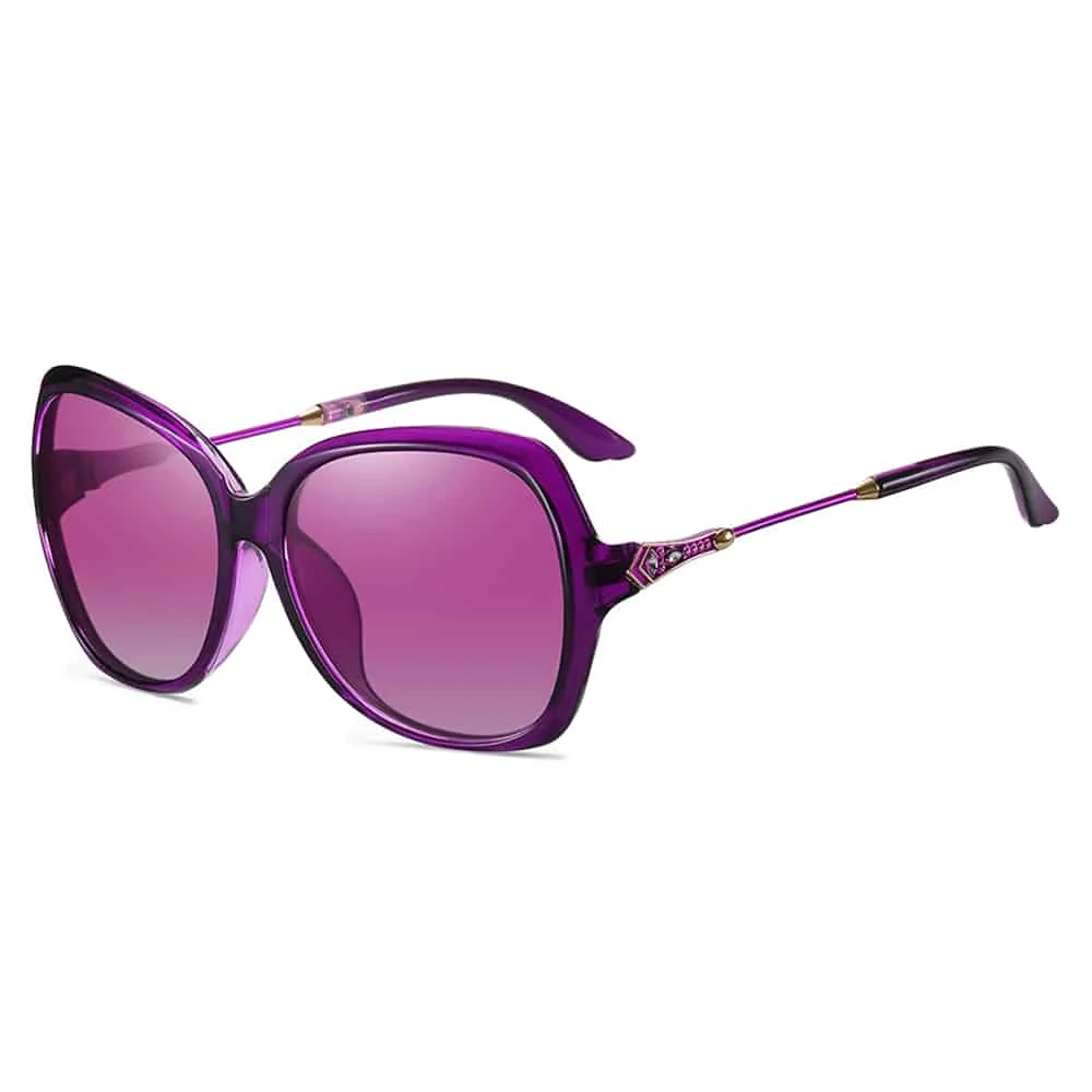 Φωτογραφία προϊόντος: Techsuit - Γυναικεία Polarized Γυαλιά Ηλίου (8881) με Προστασία UV, PC - Μωβ One Size