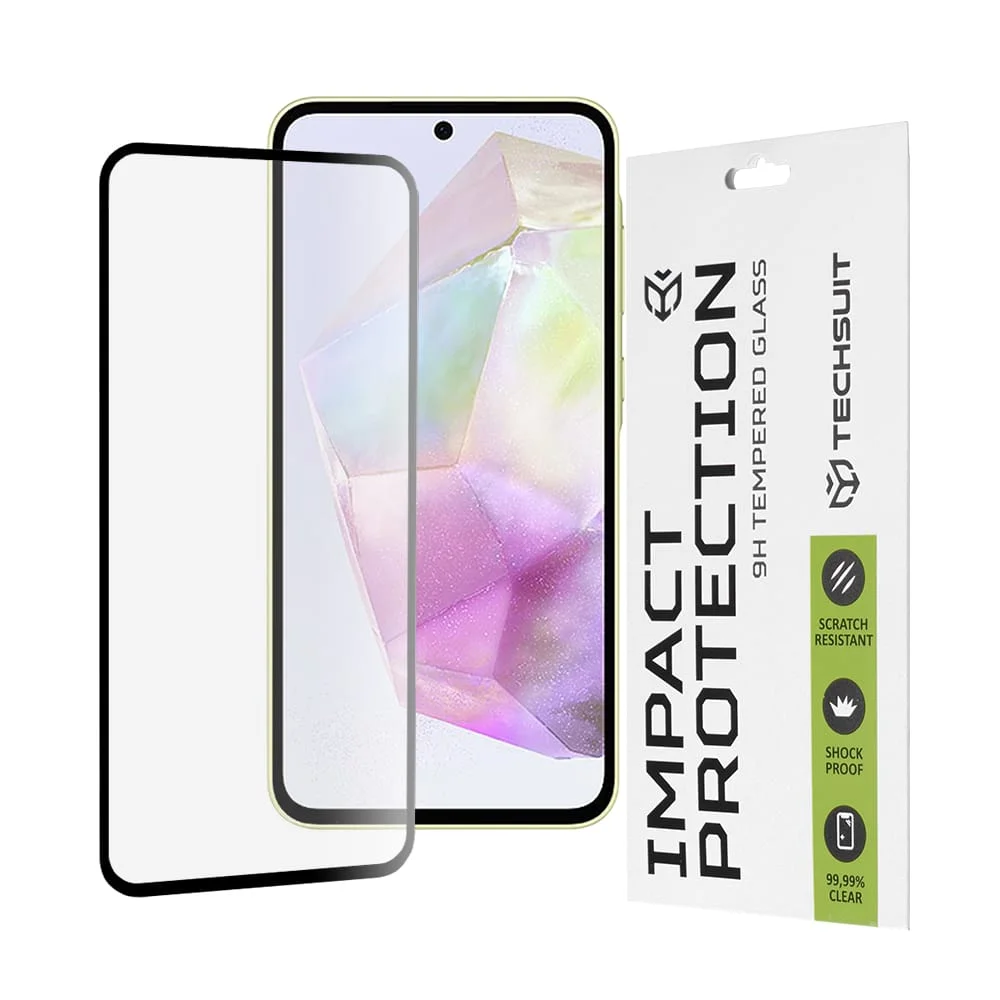 Φωτογραφία προϊόντος: Techsuit - 111D Full Cover / Full Glue Glass - Samsung Galaxy A35 5G / A55 5G / M35 - Black