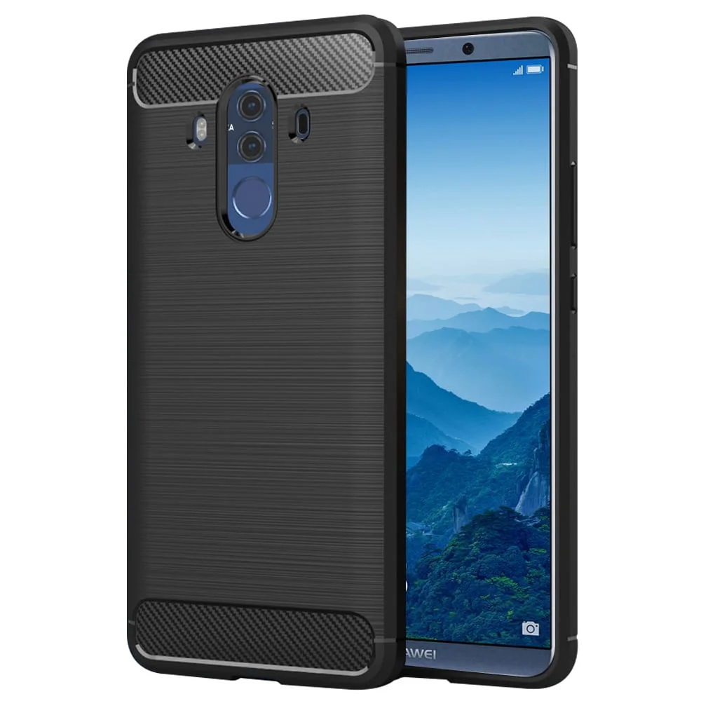 Φωτογραφία προϊόντος: Techsuit Carbon Silicone - θήκη για Huawei Mate 10 Pro - Μαύρο