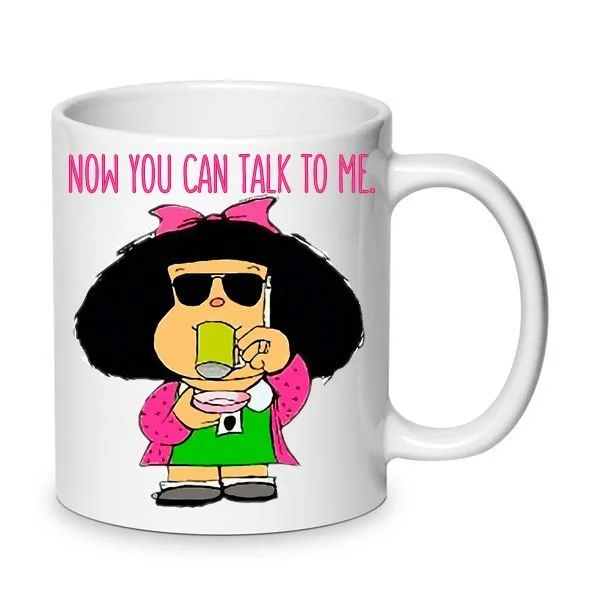 Φωτογραφία προϊόντος: Mafalda mug Coffee Μαφάλντα κούπα no7 κεραμική 330ml αστεία χιουμοριστική λευκή