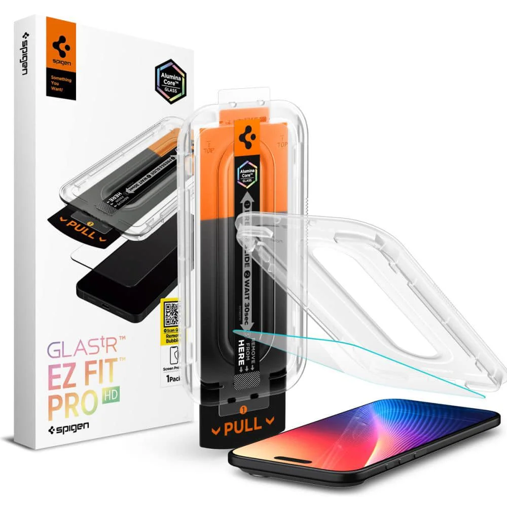 Φωτογραφία προϊόντος: Spigen - Τζαμάκι προστασίας Glas.tR EZ-FIT Pro - iPhone 17 Air - Clear