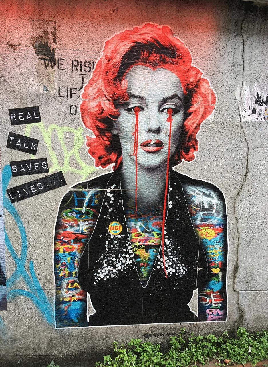 Φωτογραφία προϊόντος: Πίνακας σε καμβά Marylin Street art