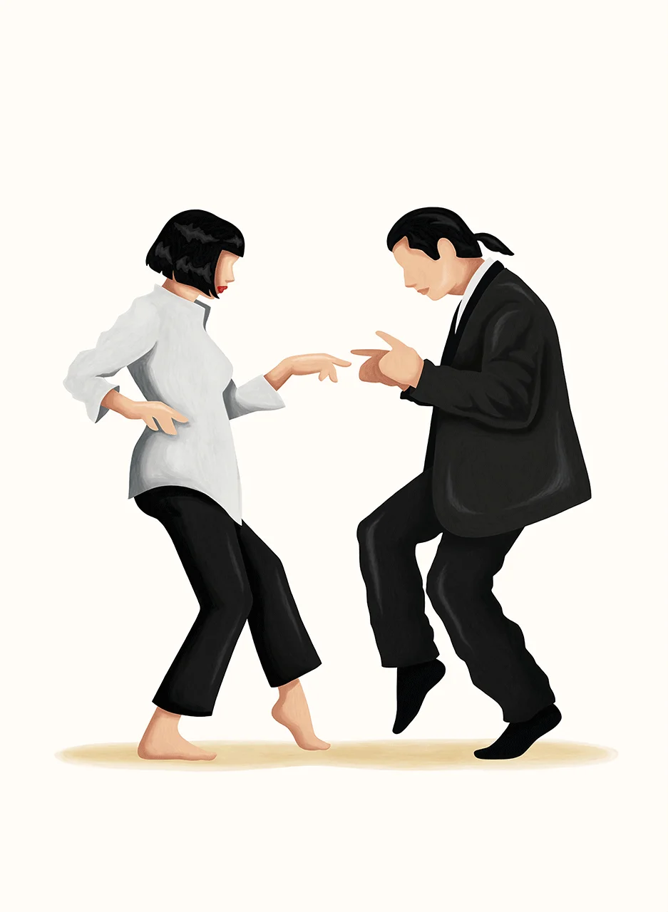 Φωτογραφία προϊόντος: Πίνακας σε καμβά Dance Mia and Vincent