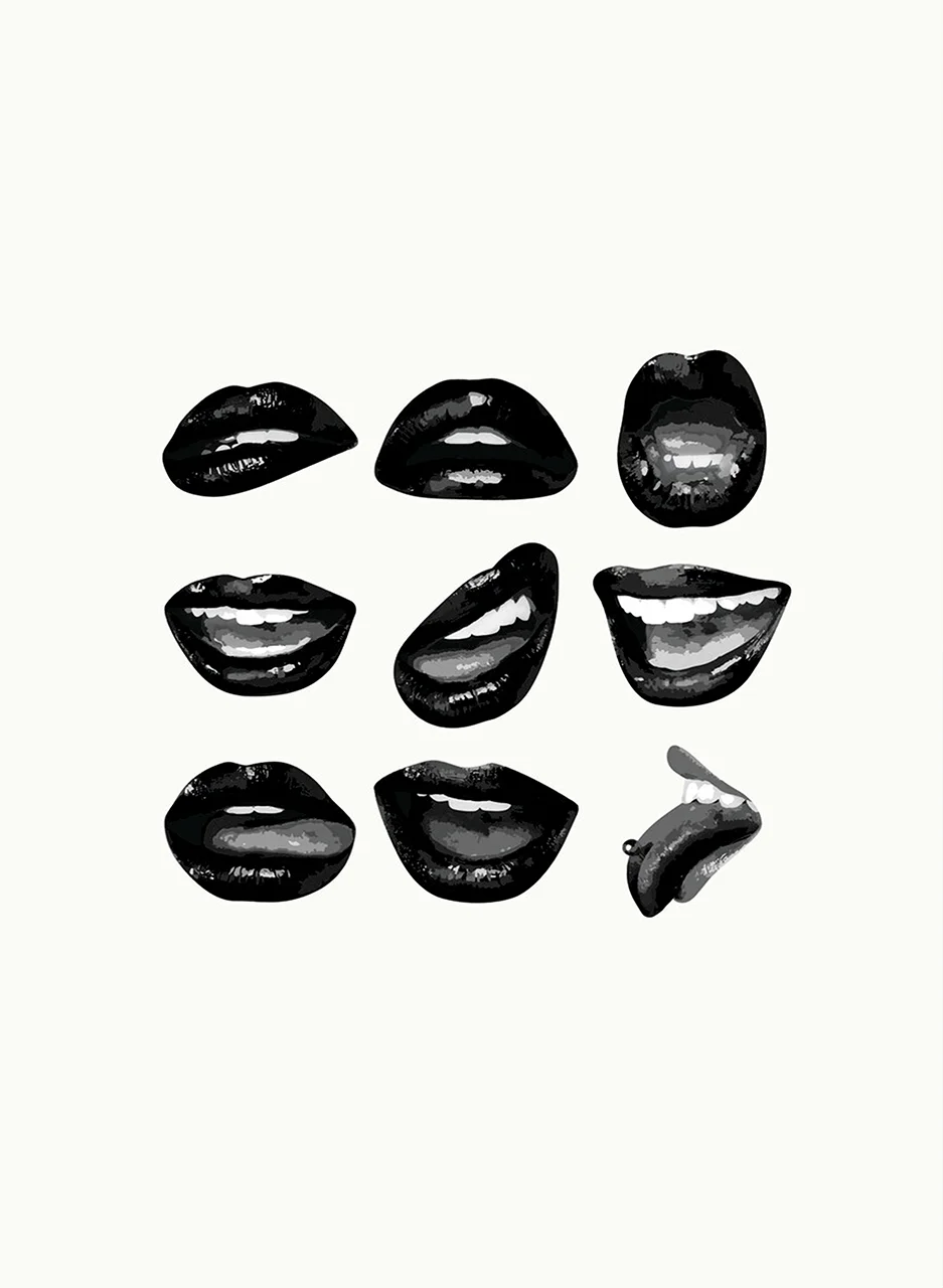 Φωτογραφία προϊόντος: Πίνακας σε καμβά Rock and Roll Kiss
