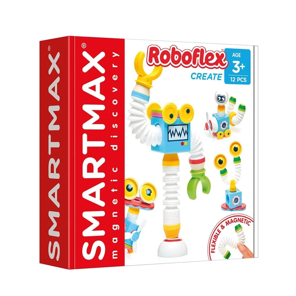 Φωτογραφία προϊόντος: Smart Games Smart Roboflex Κατασκευάζω ελαστικά + μαγνητικά Ρομπότ 12τεμ.