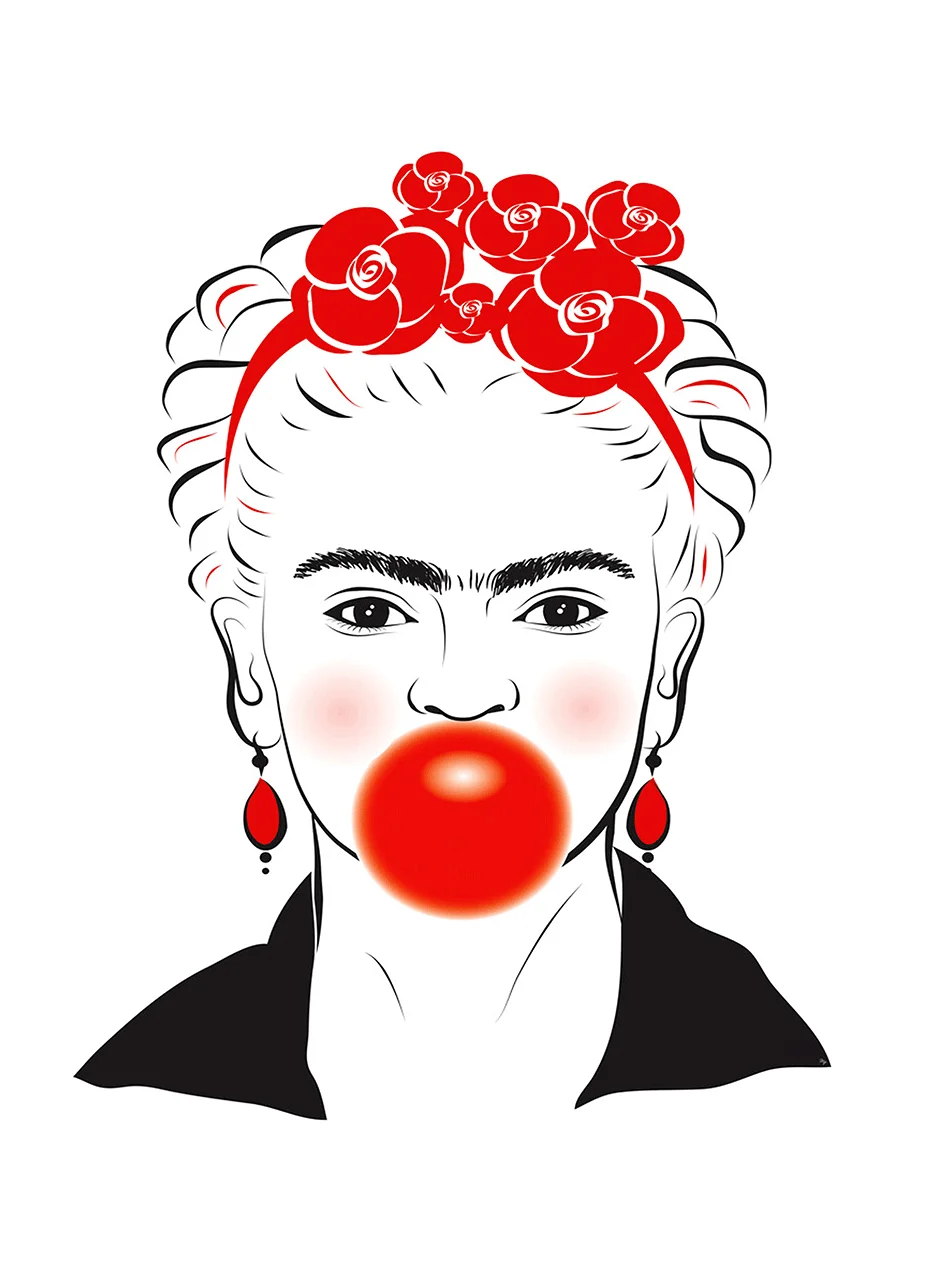 Φωτογραφία προϊόντος: Πίνακας σε καμβά Frida Graphic Design