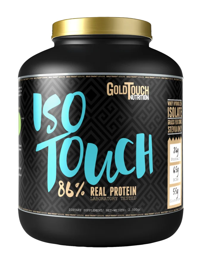Φωτογραφία προϊόντος: Gold Touch Nutricion Premium Iso Touch 86% (2Kg) Καθαρή Πρωτεΐνη - GoldTouch Nutrition + ΔΩΡΟ η πολυβιταμίνη της GoldTouch Nutrition-MVC Real Vitamins (60 caps) και η Sovita Kreatine – Κρεατίνη 75 Κάψο