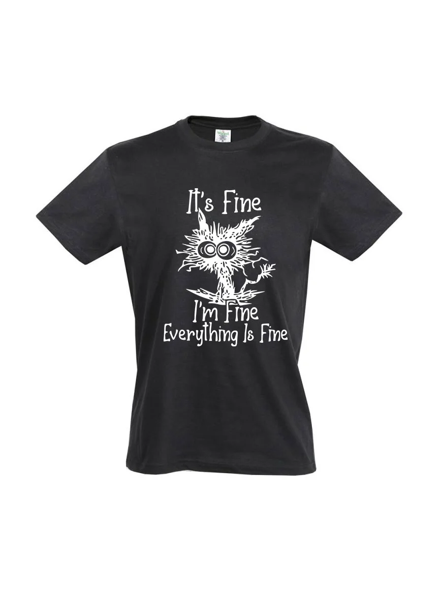 Φωτογραφία προϊόντος: It s Fine T-shirt 312 BLACK