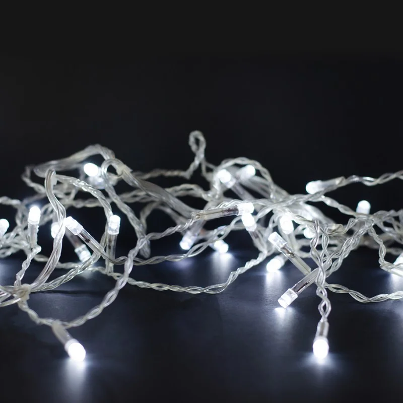 Φωτογραφία προϊόντος: ACALIGHT ΛΑΜΠΑΚΙΑ 100 LED ΣΕ ΣΕΙΡΑ ΨΥΧΡΟ ΛΕΥΚΟ ΚΑΟΥΤΣΟΥΚ ΑΝΤΑΠΤΟΡΑ 31VDC ΜΕ ΔΥΝΑΤΟΤΗΤΑ ΕΠΕΚΤΑΣΗΣ MAX 6 ΣΕΤ & ΚΑΛΩΔΙΟ ΔΙΑΦΑΝΟ 5m IP44 50mm / 100WE44TC