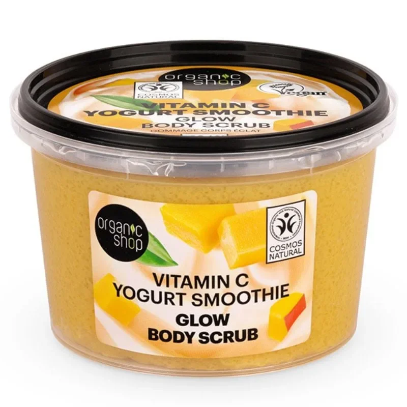 Φωτογραφία προϊόντος: Organic Shop Body Scrub Vitamin C Yogurt Smoothie Απολεπιστικό Σώματος 250ml