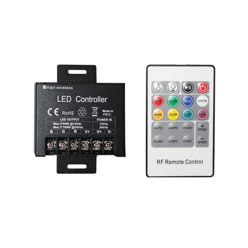 Φωτογραφία προϊόντος: ACALIGHT POWER RGB LED ΤΗΛΕΧΕΙΡΙΣΤΗΡΙΟ 20A 12V 240W & 24V 480W & RF REMOTE / RGB4-RF20K