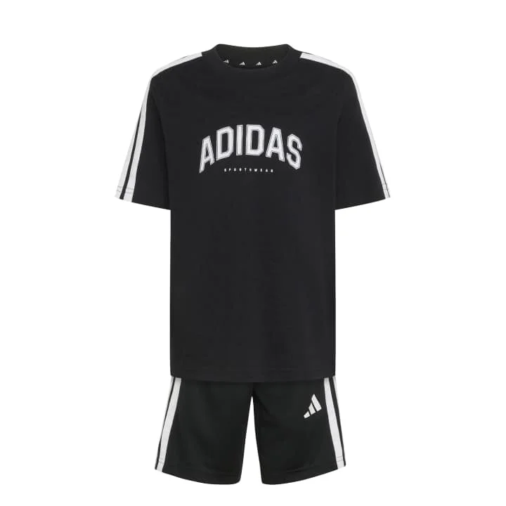 Φωτογραφία προϊόντος: adidas Little Kids Collegiate Set Παιδικό Σετ Μαύρο