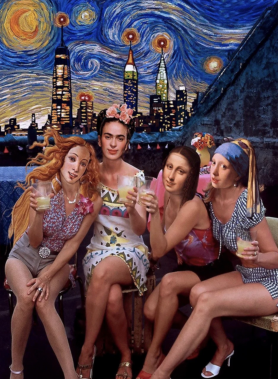 Φωτογραφία προϊόντος: Πίνακας σε καμβά Girls night out NYC