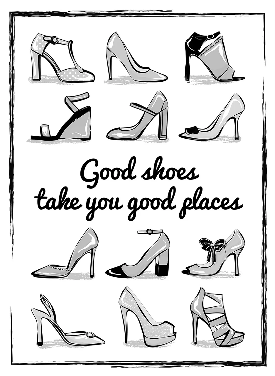 Φωτογραφία προϊόντος: Πίνακας σε καμβά Lady Shoes