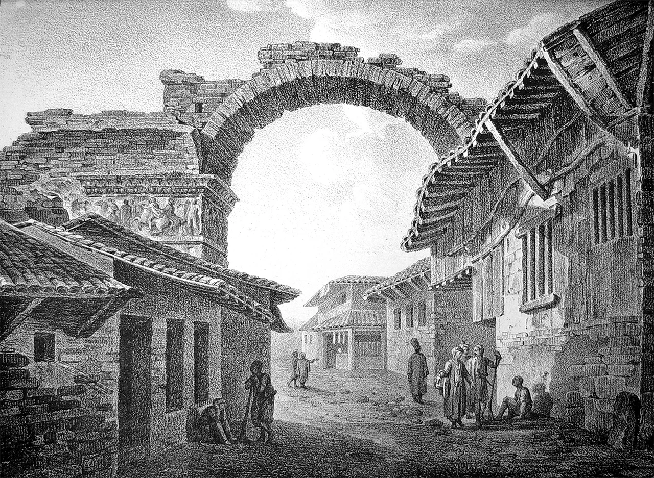 Φωτογραφία προϊόντος: Πίνακας σε καμβά Αψίδα Γαλερίου Θεσσαλονίκη