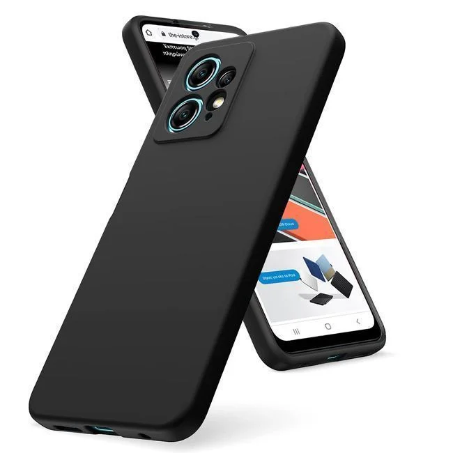 Φωτογραφία προϊόντος: Θήκη Rubber Silk Black Xiaomi Redmi Note 12 4G