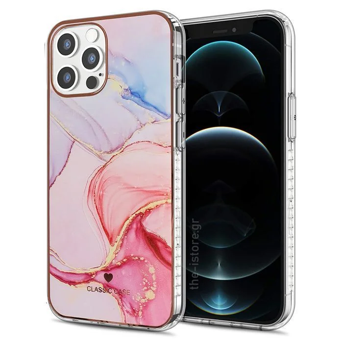 Φωτογραφία προϊόντος: Glossy Watercolor Case Pink iPhone 12 Pro Max