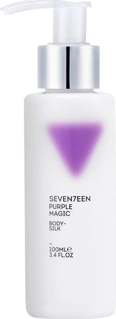 Φωτογραφία προϊόντος: Seventeen Spirit Purple Magic Body Silk Shimmer Effect Κρέμα Σώματος Για Λάμψη 100ml