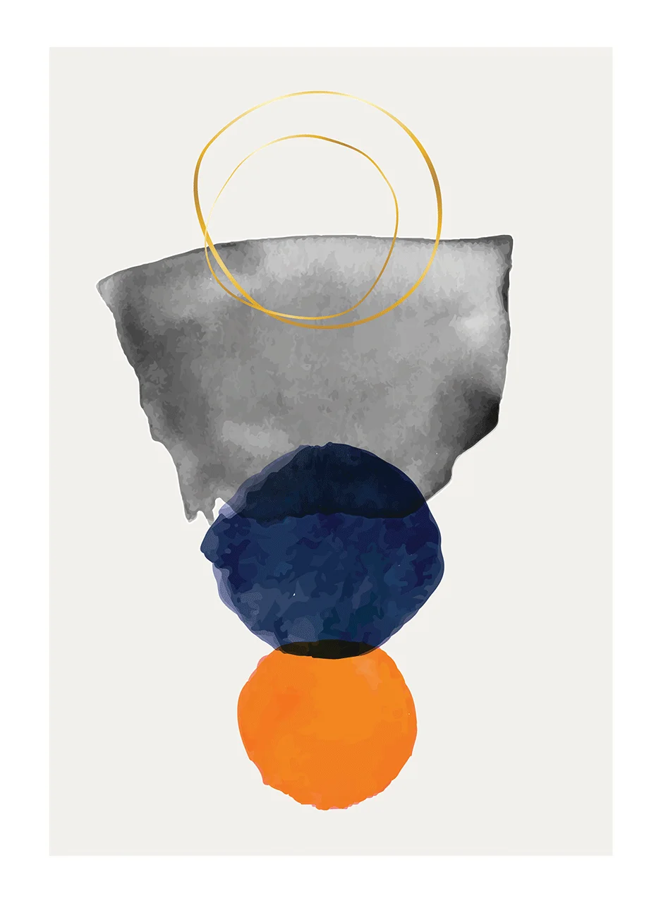 Φωτογραφία προϊόντος: Πίνακας σε καμβά minimal Abstract Geometric art