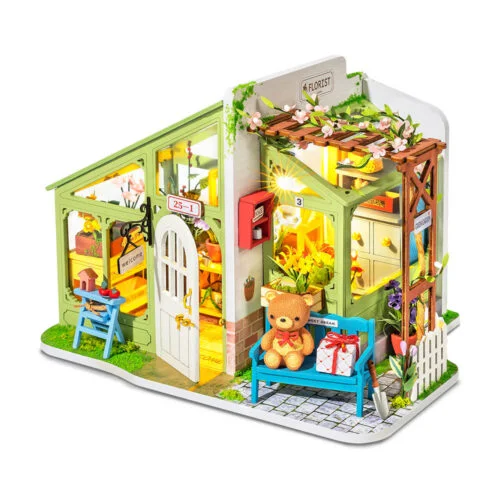 Φωτογραφία προϊόντος: Houses DIY Μινιατούρα σπιτιού Robotime Spring Encounter Flowers