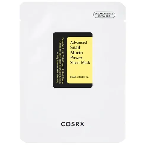 Φωτογραφία προϊόντος: Cosrx Advanced Snail Mucin Power Sheet Mask Μάσκα Προσώπου Επανόρθωσης 20ml