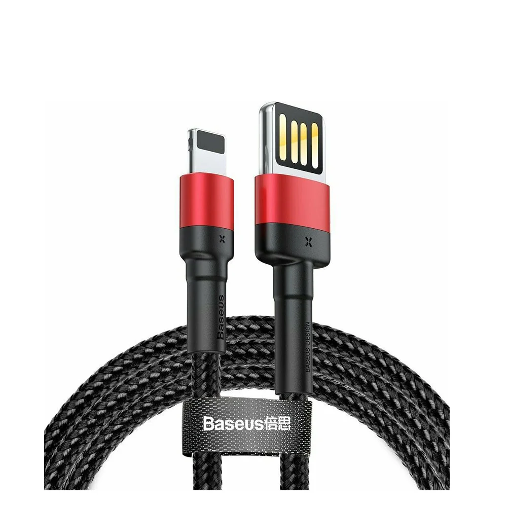 Φωτογραφία προϊόντος: Baseus Braided USB to Lightning Cable Κόκκινο 1m (CALKLF-G91) 2174086 135809 6953156283336 Καλώδια Δεδομένων Baseus
