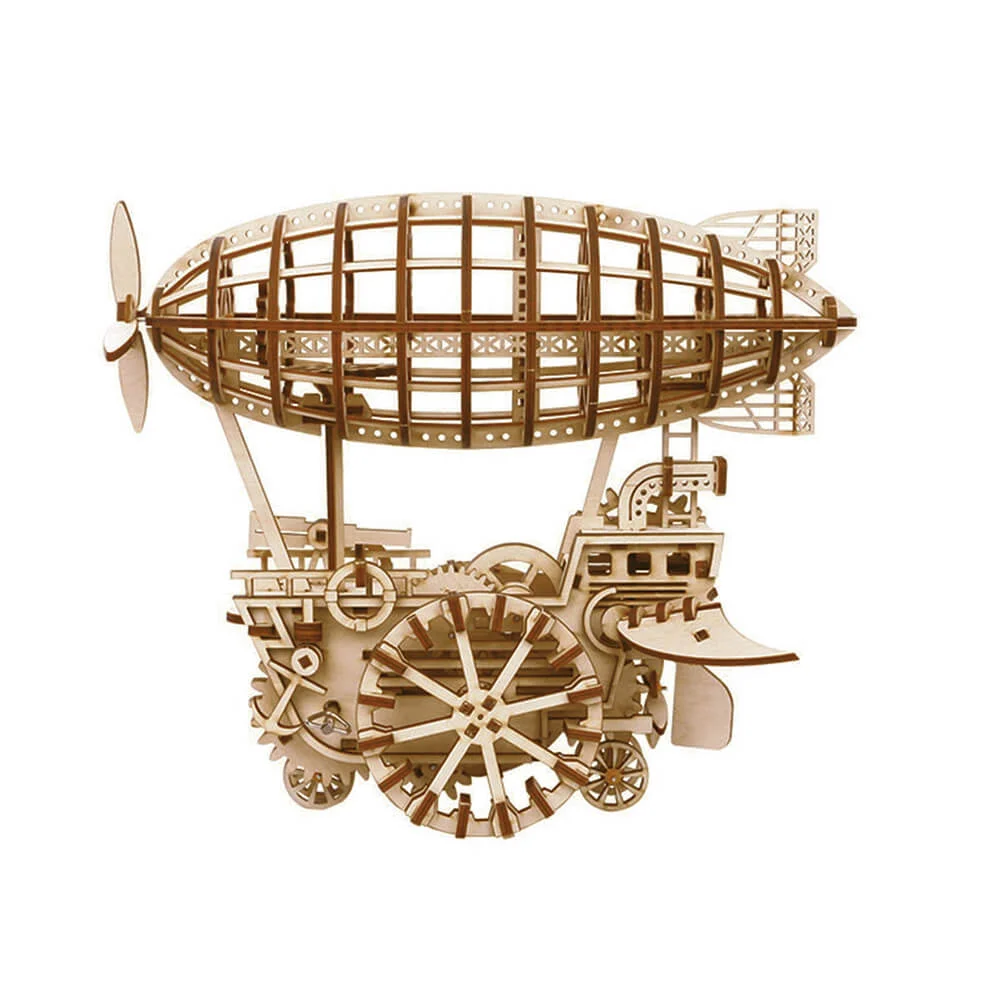 Φωτογραφία προϊόντος: 3D Wooden Puzzles and Mechanical Models Robotime Ξύλινο Puzzle Air Vehicle 3D 229τμχ