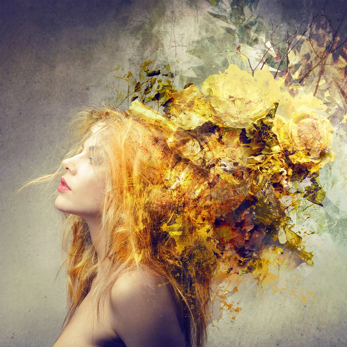Φωτογραφία προϊόντος: Πίνακας σε καμβά Thinking Flowers