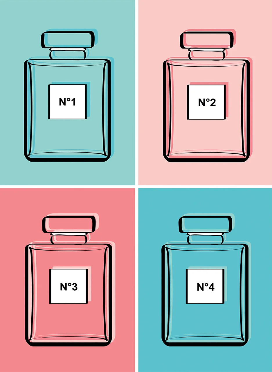 Φωτογραφία προϊόντος: Πίνακας σε καμβά Perfumes Art
