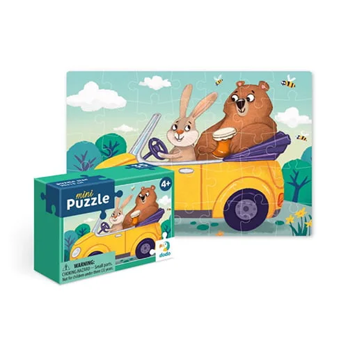 Φωτογραφία προϊόντος: Dodo MINI PUZZLE ON A ROAD TRIP - ΤΑΞΙΔΙ ΜΕ ΑΥΤΟΚΙΝΗΤΟ 35τμχ DO300548