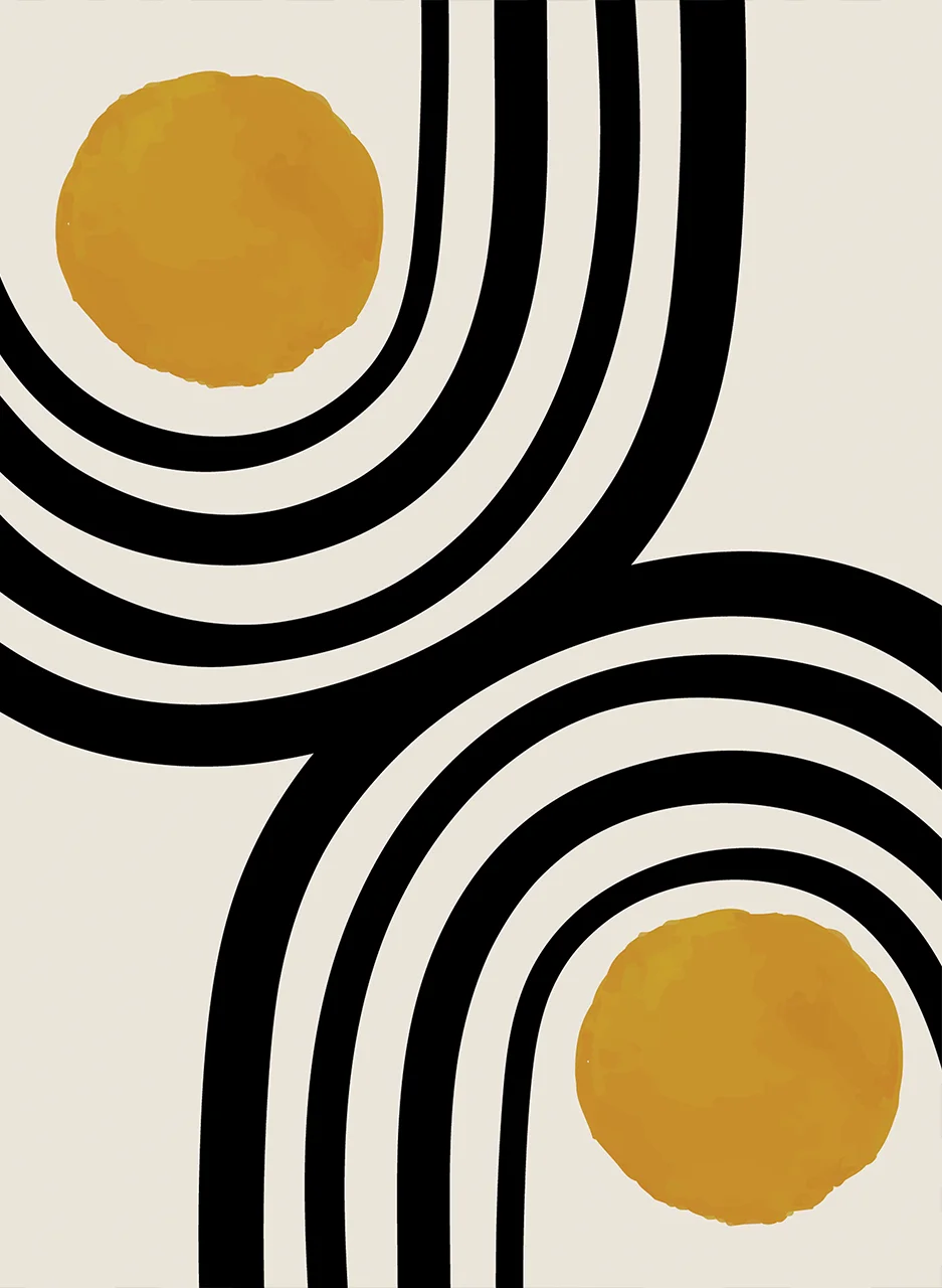 Φωτογραφία προϊόντος: Πίνακας σε καμβά minimal Abstract lines ΙΙ