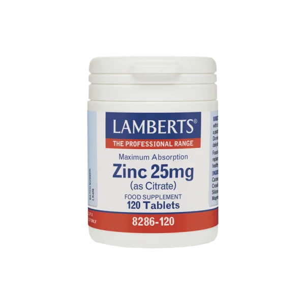 Φωτογραφία προϊόντος: Lamberts Zinc 25mg (Citrate) 120tabl