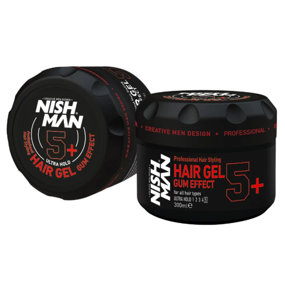 Φωτογραφία προϊόντος: Τζελ Μαλλιών Nishman Hair Gel Gum Effect 5+ Ultra Hold 300ml