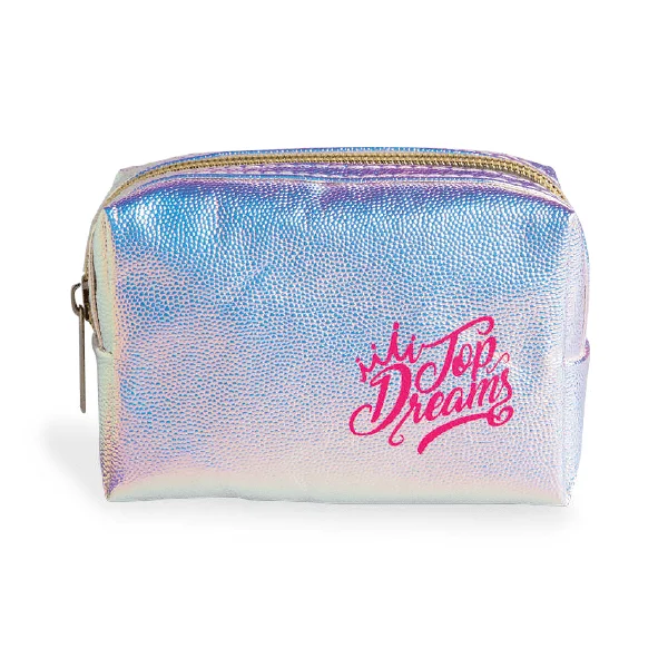 Φωτογραφία προϊόντος: Idc Top Dreams Cosmetic Bag Sparkling Holographic Νεσεσέρ Ασημί +amp; Μωβ 13 x 5 x 8cm