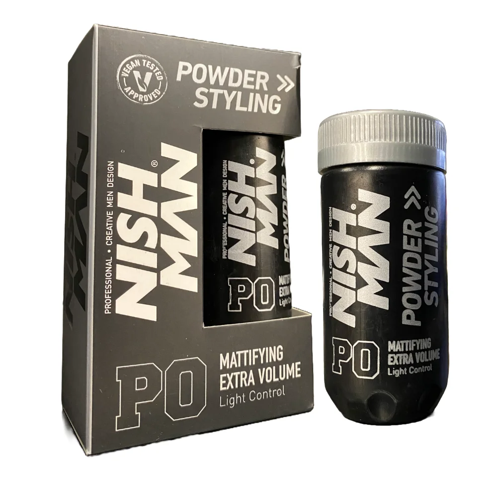 Φωτογραφία προϊόντος: Πούδρα Μαλλιών Nishman Mattifying Extra Volume Powder P0 Light Control