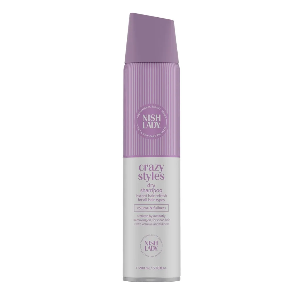 Φωτογραφία προϊόντος: Nish Lady Ξηρό Σαμπουάν Nishlady Dry Shampoo Crazy Styles 200ml