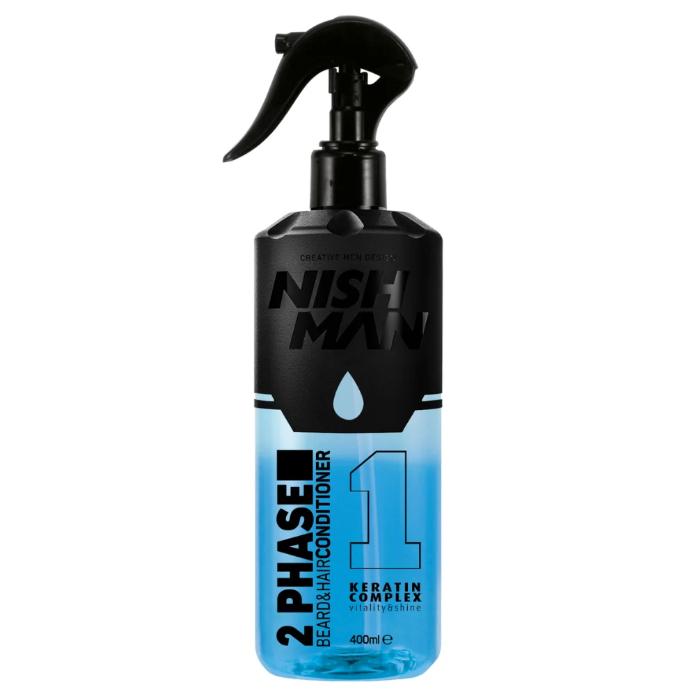 Φωτογραφία προϊόντος: Nishman 2 Phase Beard & Hair Conditioner 01 Keratin Complex 400ml
