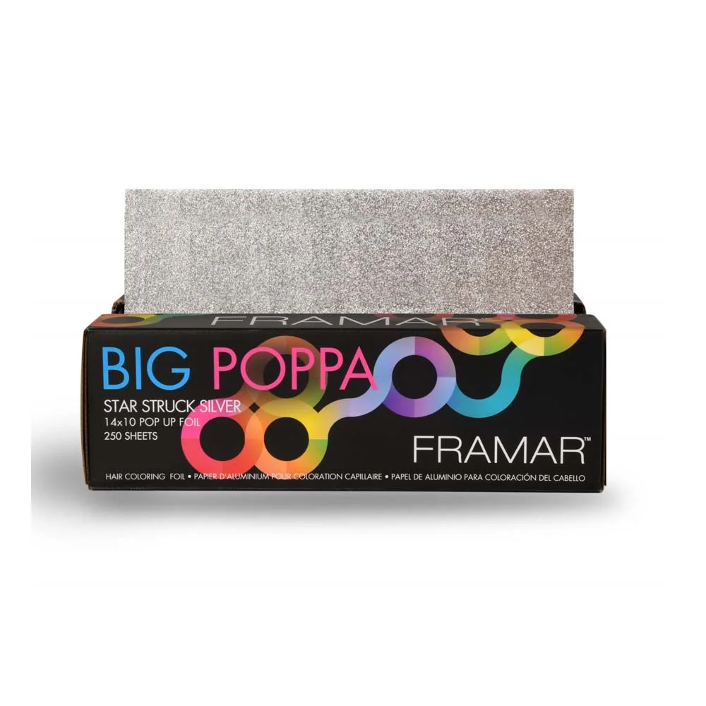 Φωτογραφία προϊόντος: Framar Αλουμινόχαρτο Pop Up Big Poppa Star Struck Silver 10x14" 250 φύλλα