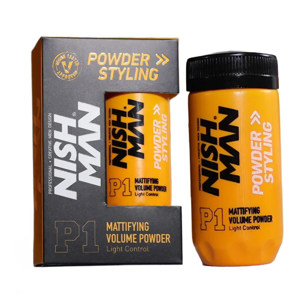 Φωτογραφία προϊόντος: Πούδρα Μαλλιών Nishman Mattifying Volume Powder P1 Light Hold