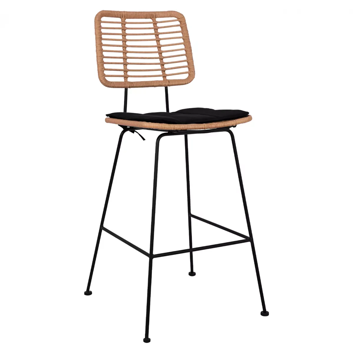 Φωτογραφία προϊόντος: B2BMarkt ΣΚΑΜΠΟ ΜΕΤΑΛΛΙΚΟ ΜΕ ΜΑΞΙΛΑΡΙ ALLEGRA HM5455 ΜΕ WICKER ΜΠΕΖ 46,5x55x117,5Υ εκ.