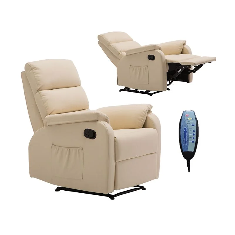 Φωτογραφία προϊόντος: COMFORT Massage Πολυθρόνα Relax, Σαλονιού - Καθιστικού, PU Μπεζ