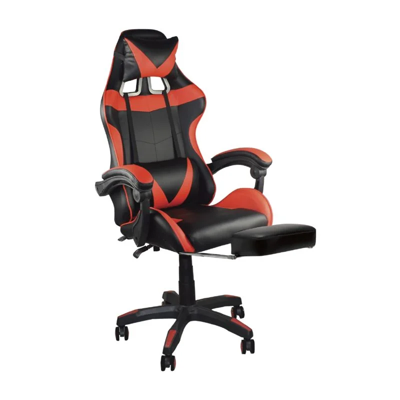 Φωτογραφία προϊόντος: BF7860 Gaming Relax Πολυθρόνα Γραφείου με Υποπόδιο, Pu Μαύρο - Κόκκινο