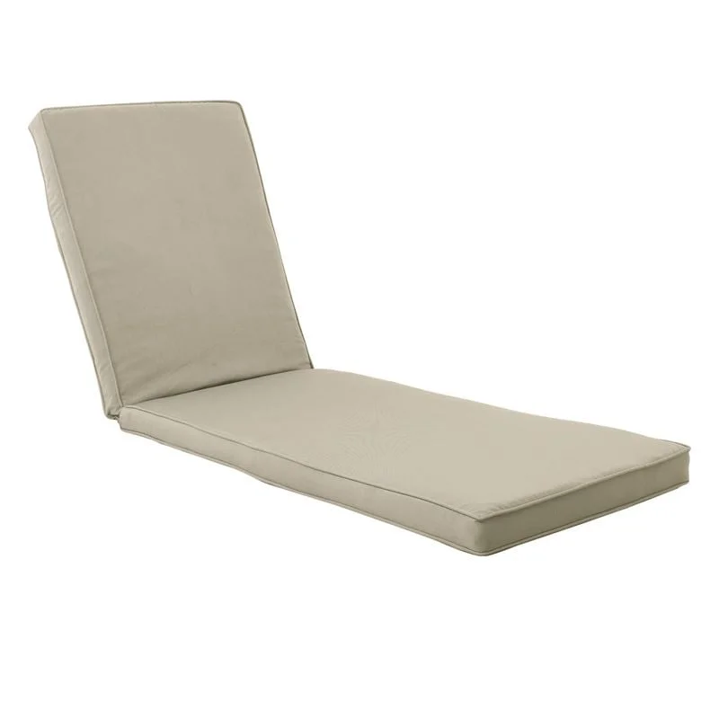 Φωτογραφία προϊόντος: LOUNGER Μαξιλάρι Ξαπλώστρας Ύφασμα Εκρού με Βάτα και Φερμουάρ
