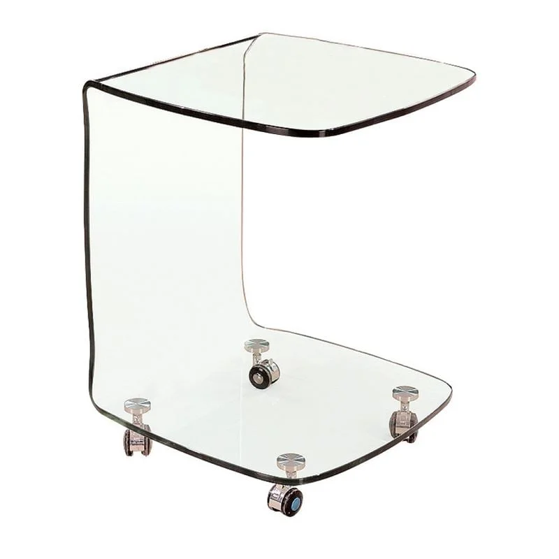 Φωτογραφία προϊόντος: GLASSER Trolley Τραπεζάκι Βοηθητικό, Διάφανο Γυαλί 10mm