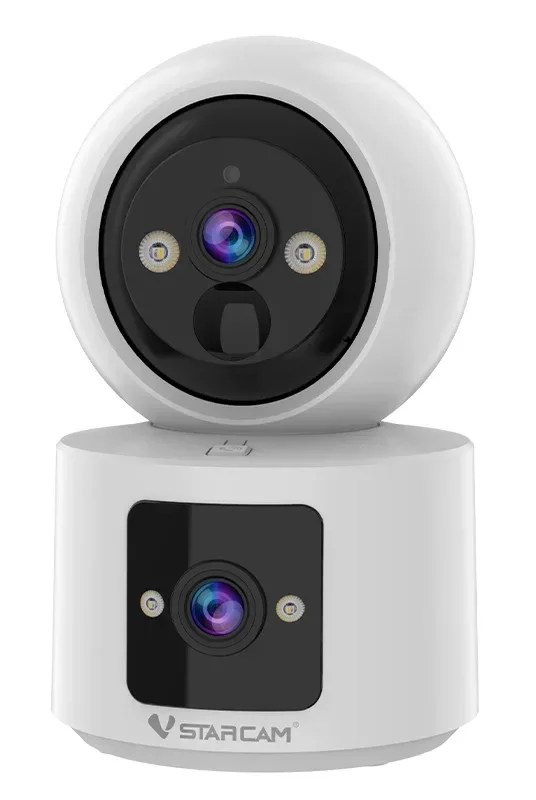 Φωτογραφία προϊόντος: VSTARCAM smart κάμερα CB90DR, 2MP, dual lens, WiFi, PTZ, SD, 5200mAh backup battery